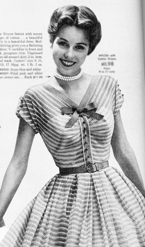 1950s tops with bows