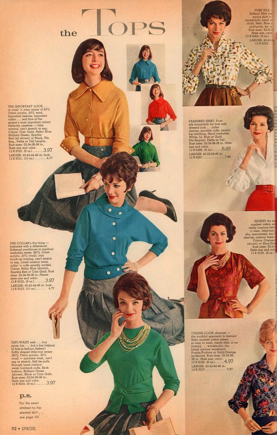 1950s tops throwback outfits