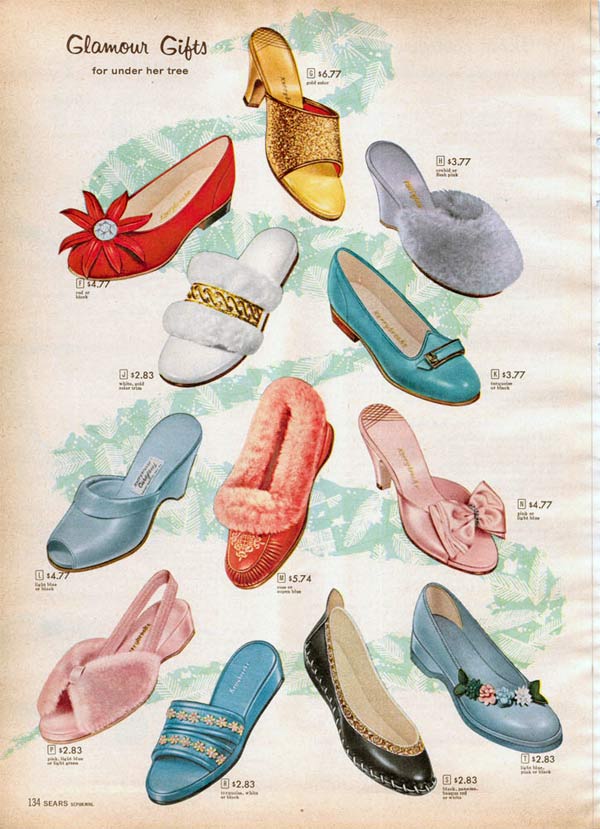 1950s women shoes Outing Shoes