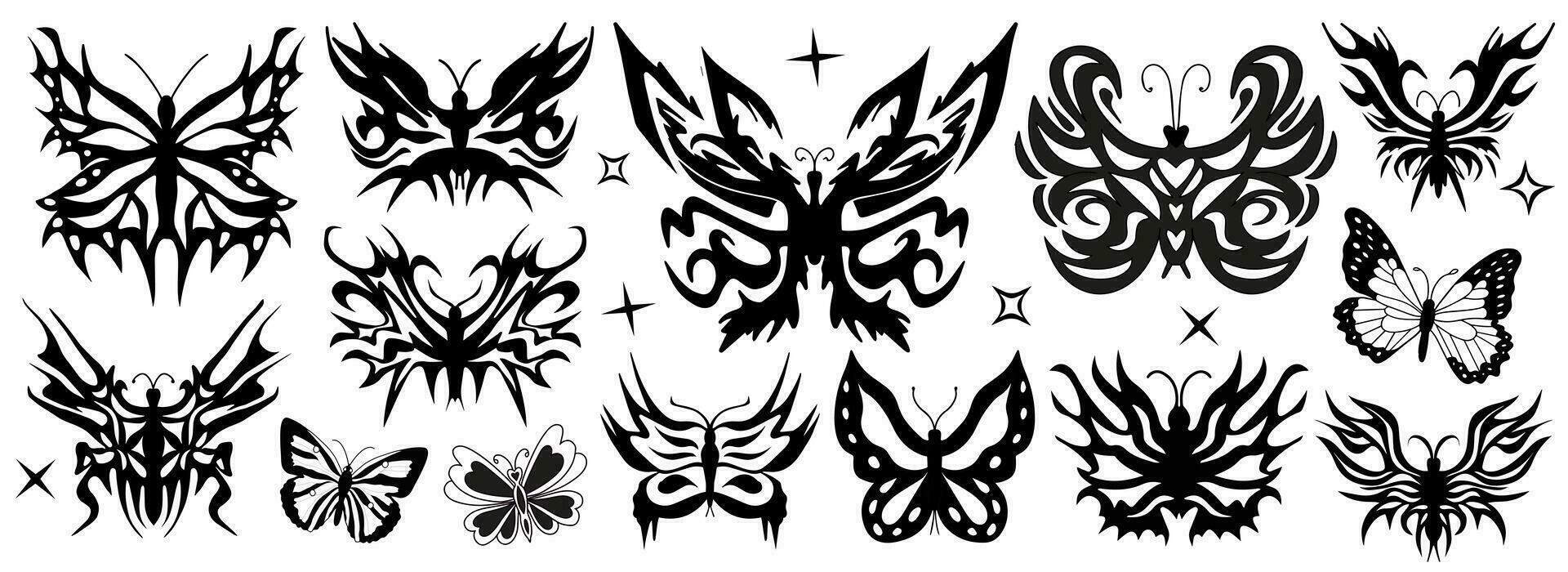 Y2K Butterfly Elements y2k tattoo ideas