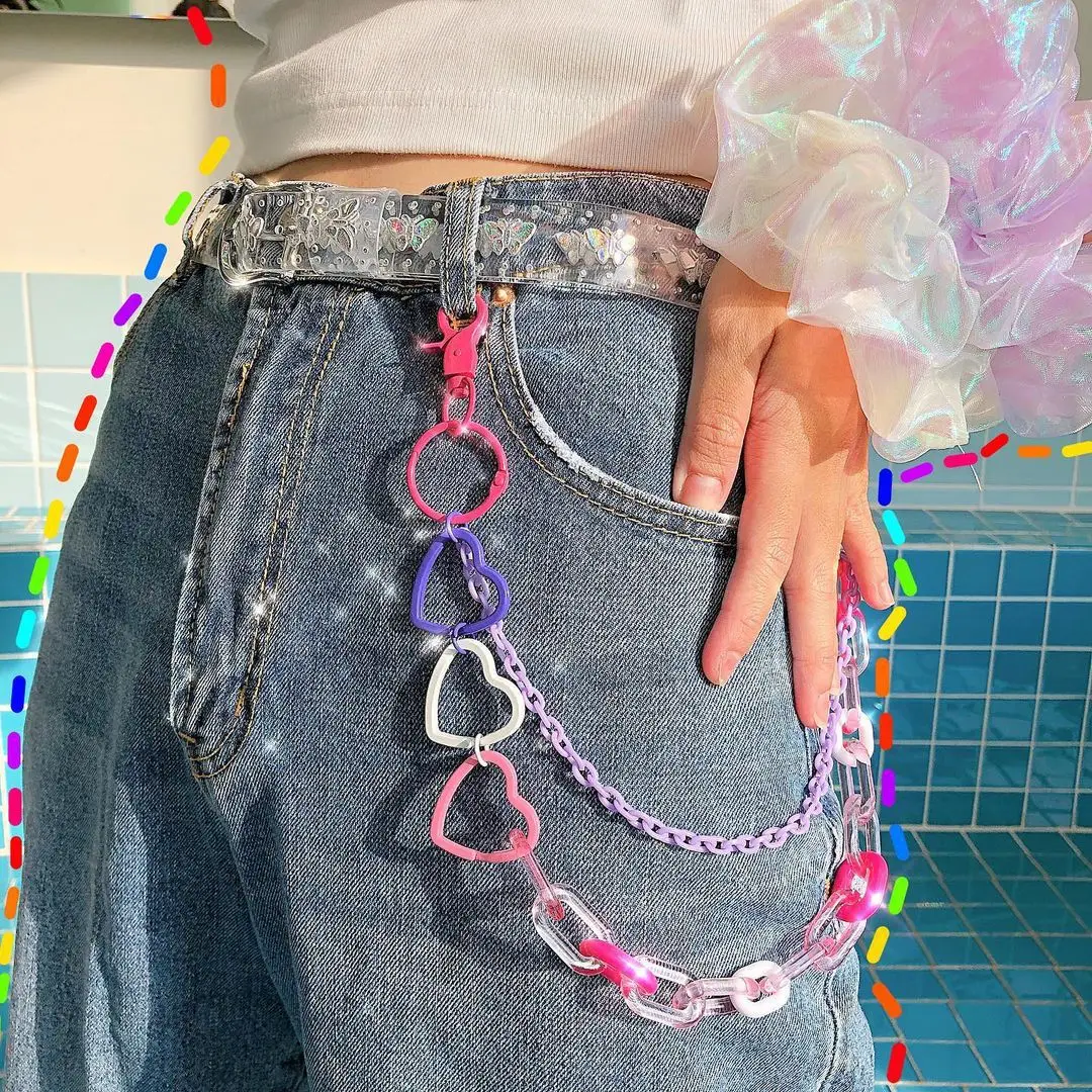 Y2K pants chain