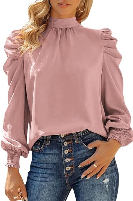 lavender blouse