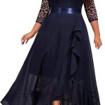 plus size evening dress