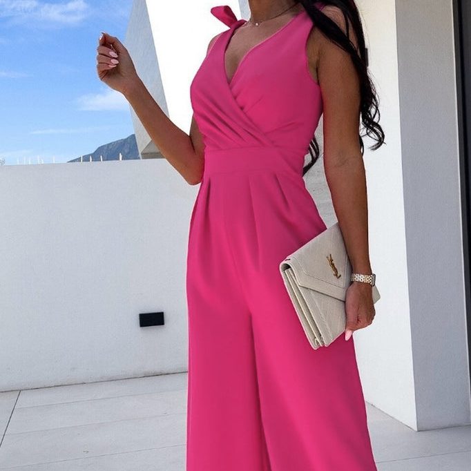 pink jumpsuit