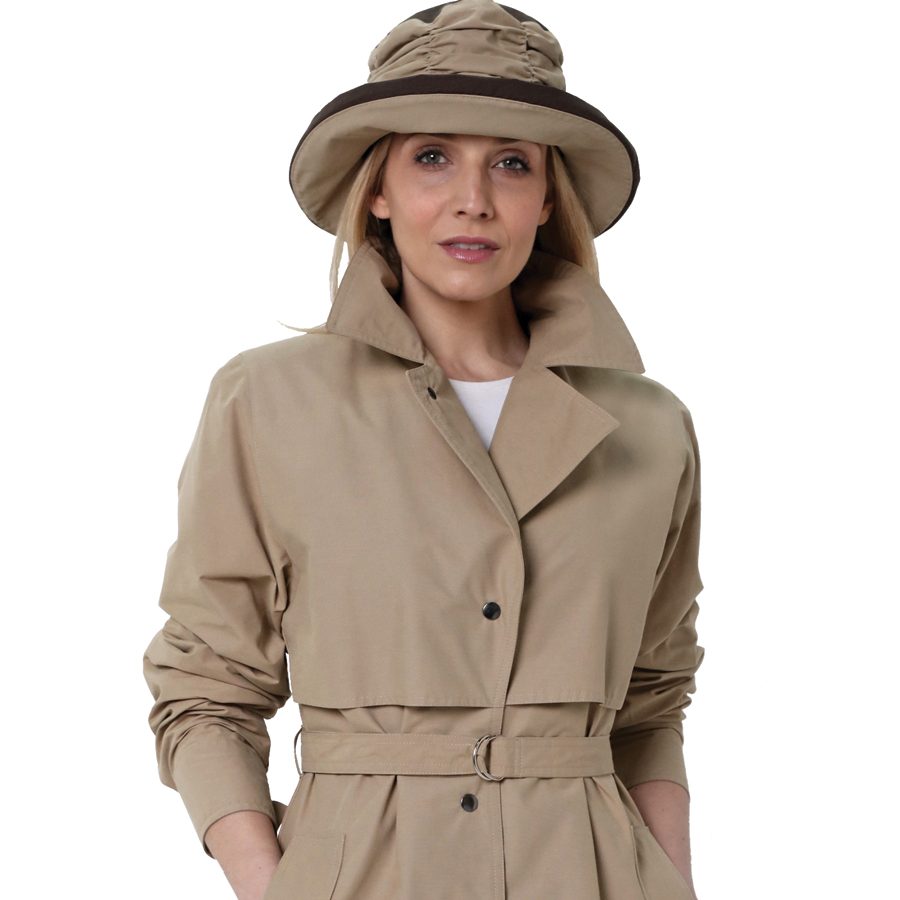 	
ladies trench coat