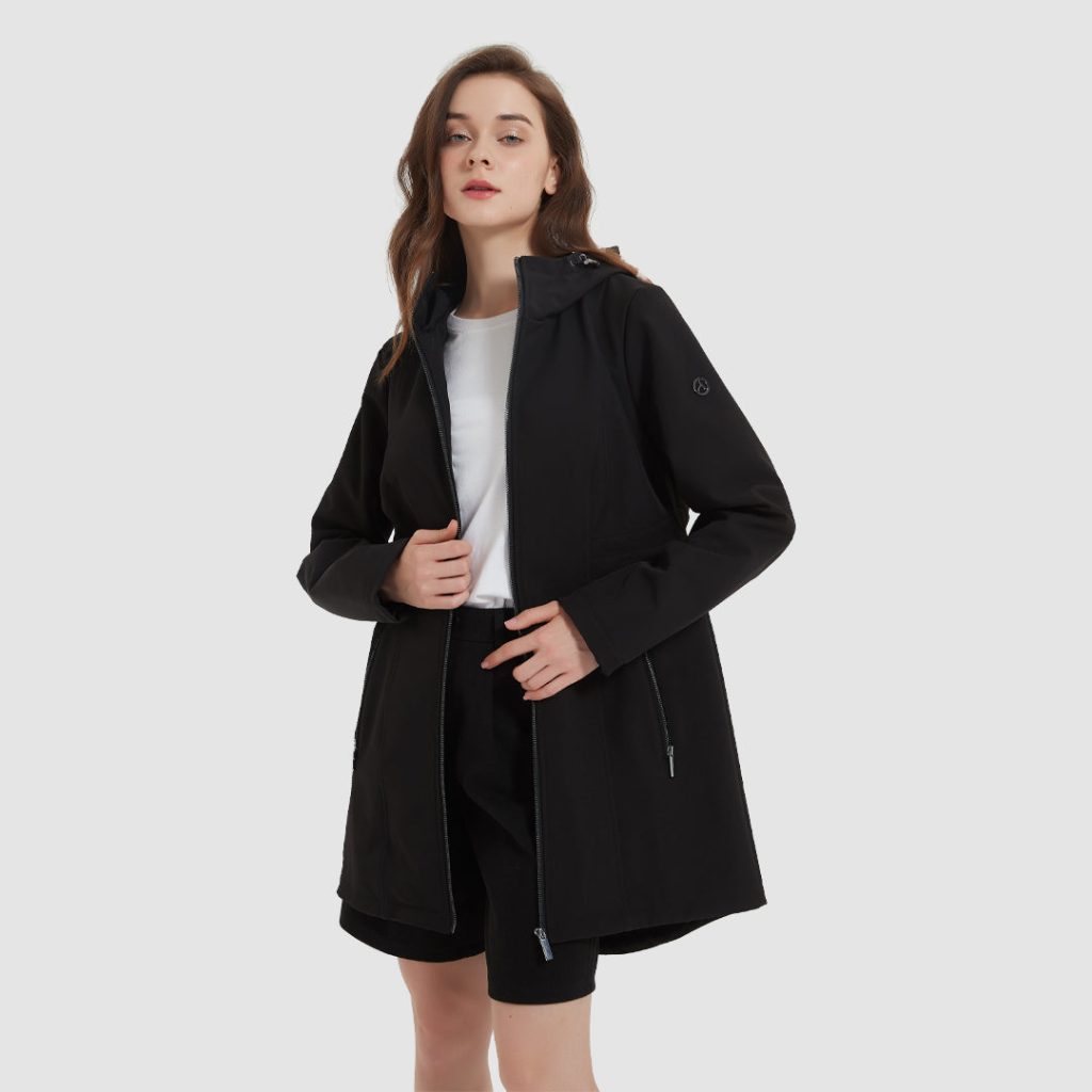 	
trench coat