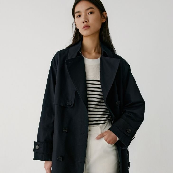 cotton trench coat