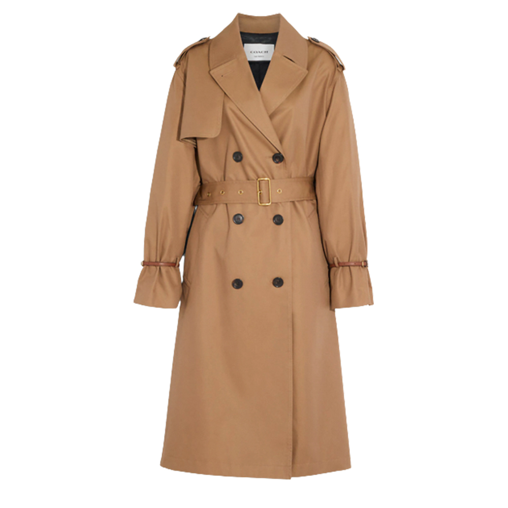 	
trench coat