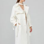 ivory trench coat