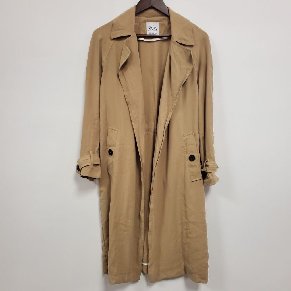 
zara trench coat women