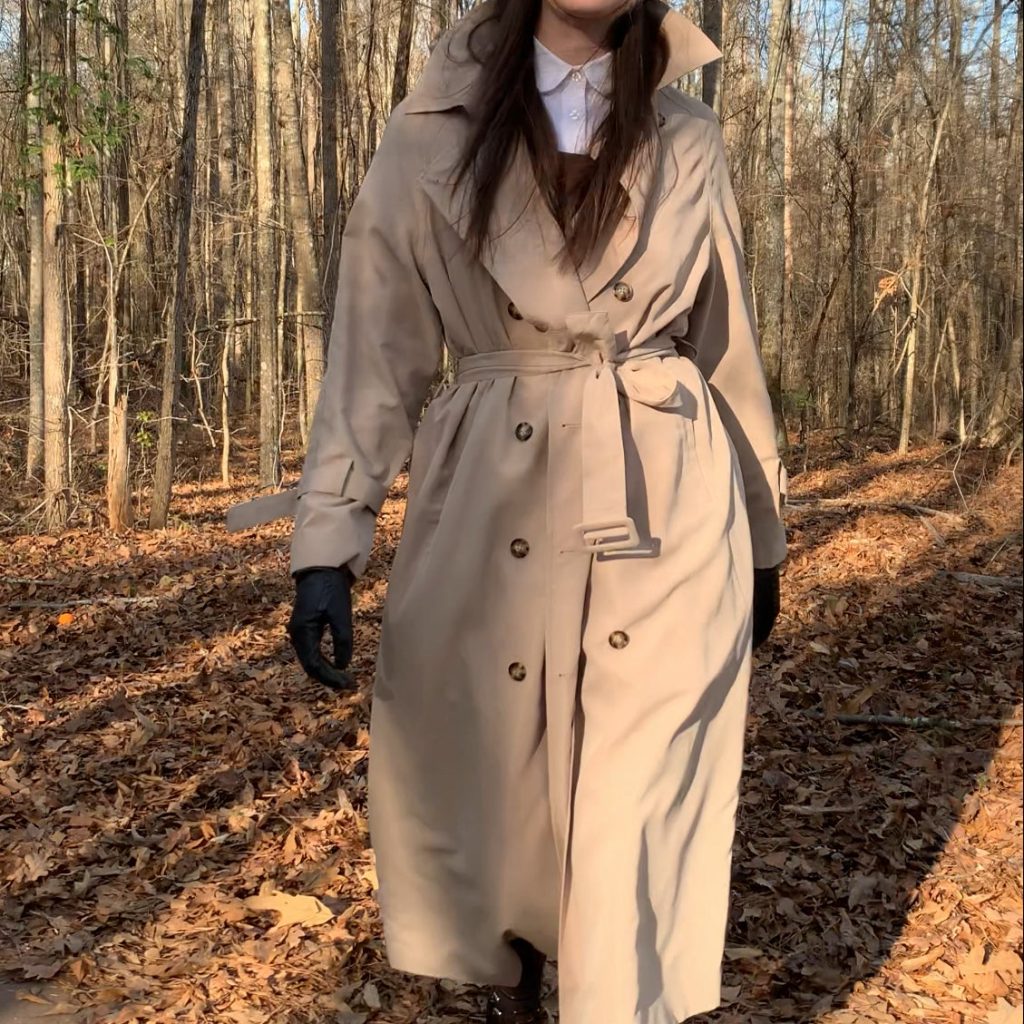 	
trench coat women