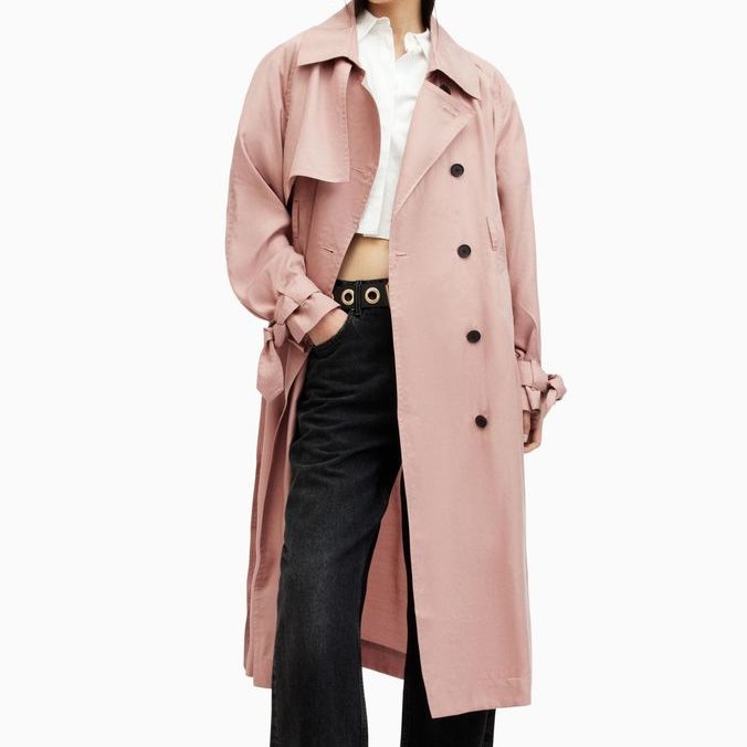 pink coat